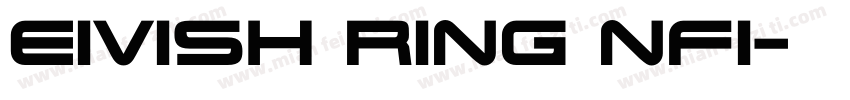 Eivish Ring NFI字体转换